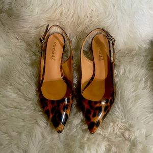 Vocosi leopard 🐆 print pointy mules super cute